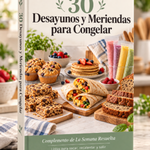 30 Desayunos y Meriendas para Congelar